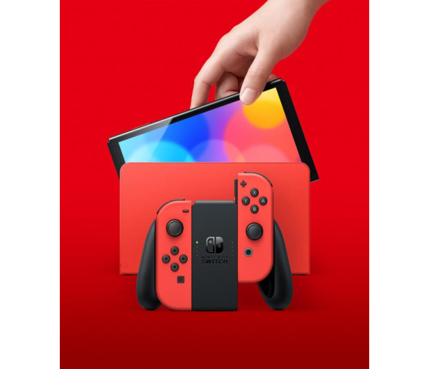 Nintendo Switch OLED - Mario Red Edition - 1184506 - zdjęcie 2